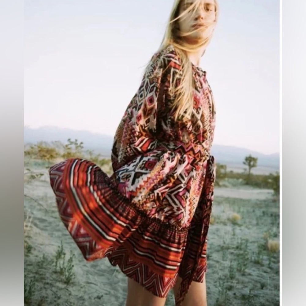 Zara tribal dress size large